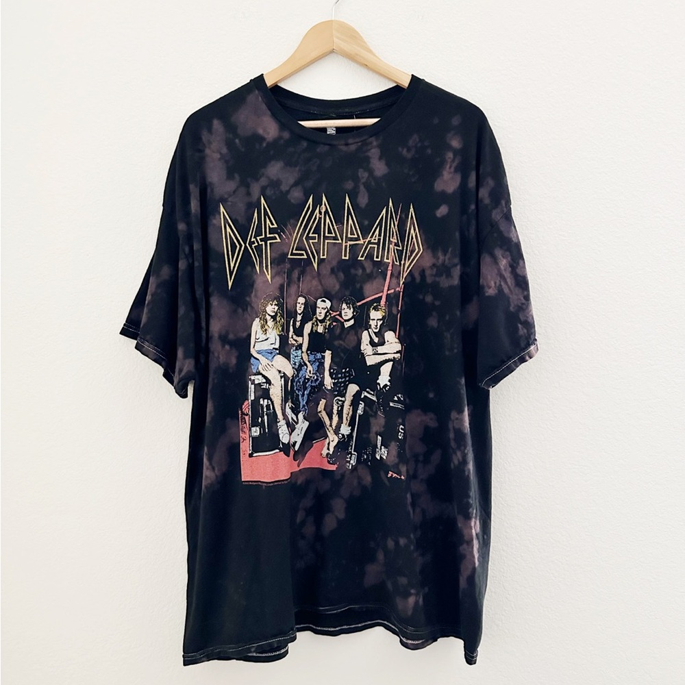 NEW Junk Food Clothing Def Leppard Adrenalize Photo Graphic Tee